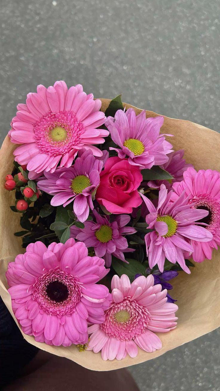 Adora Blush hand-tied pink and lavender rose bouquet by House of Petalss Ooty