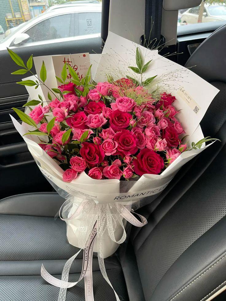 Scarlet Symphony long-stem red roses in luxury wrap from House of Petalss Ooty