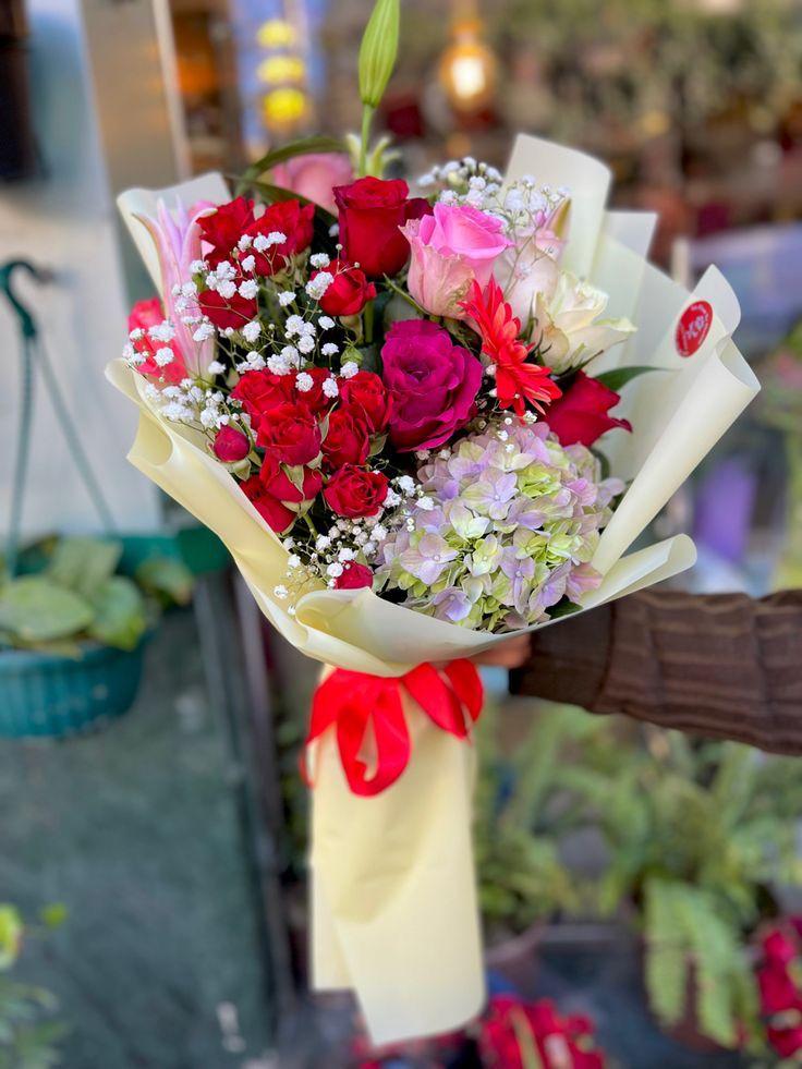Crimson Hearts luxury red roses box arrangement by House of Petalss Ooty