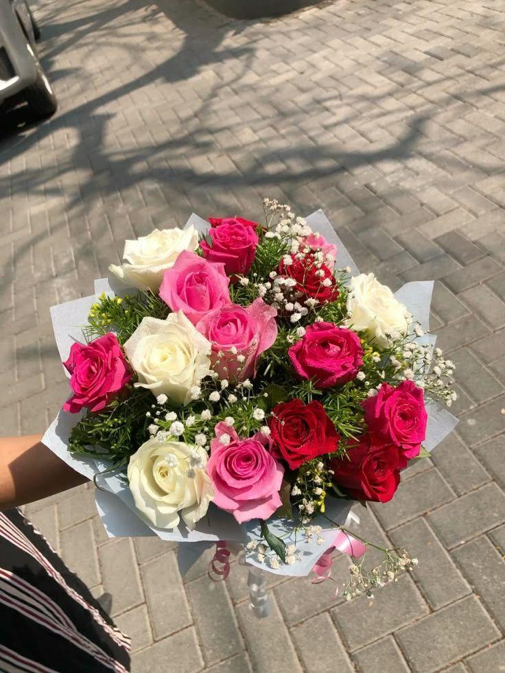 Whispering Pastel cream spray roses and blush carnations from Ooty flower shop